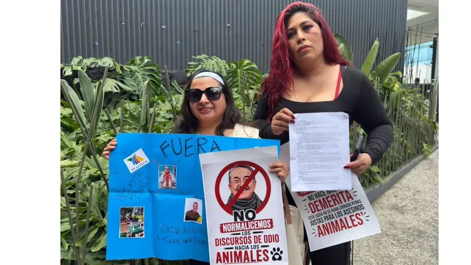 Colectivos animalistas exigieron sanciones por los comentarios del conductor. / Georgina Sánchez