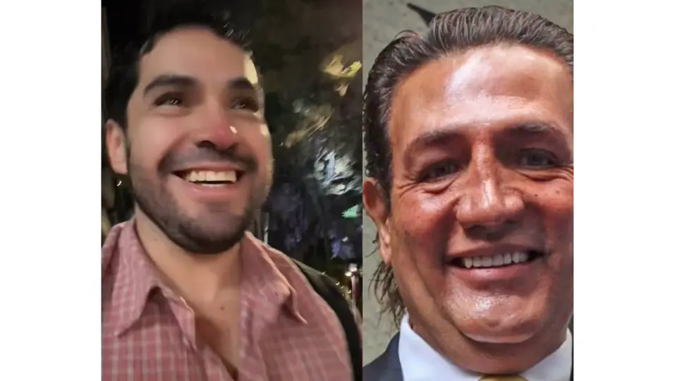 Fabián Lavalle es señalado por un joven en video viral. / @TuTiaSandra