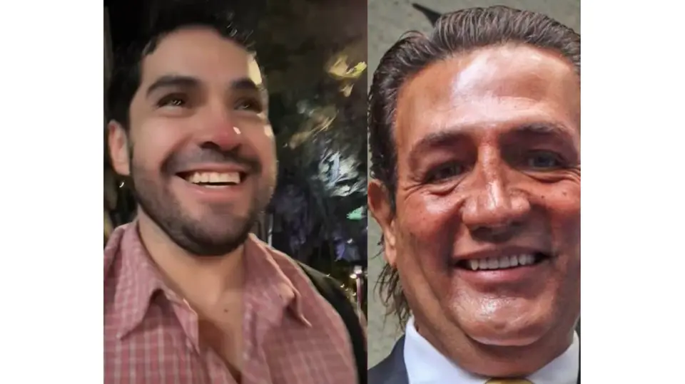 Fabián Lavalle es señalado por un joven en video viral. / @TuTiaSandra
