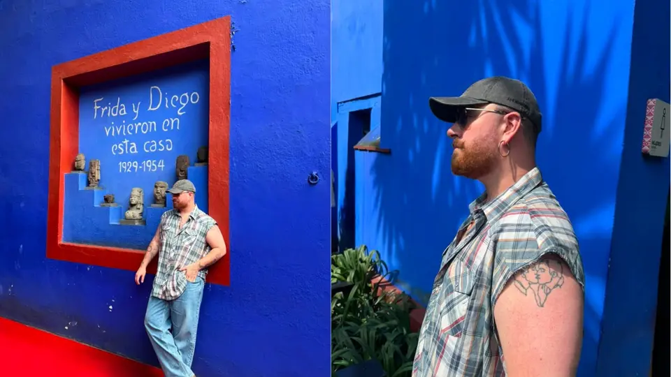 Sam Smith sorprende a sus fans con su visita a la Casa Azul de Frida Kahlo en Coyoacán