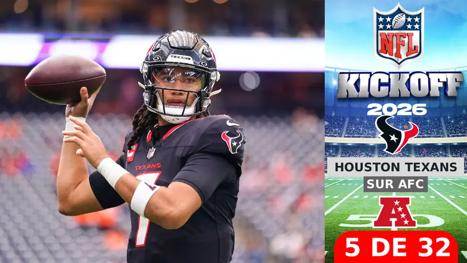 Todo lo que tienes que saber sobre los Houston Texans rumbo al Kickoff 2026 de la NFL