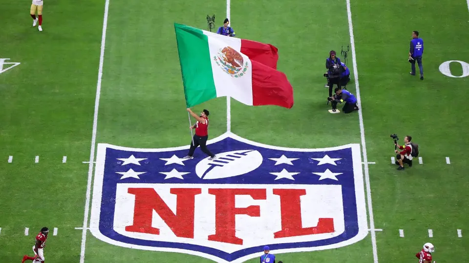 Logo de la NFL en el partido celebrado en México en el 2022 en el Estadio Azteca | IMAGO 7