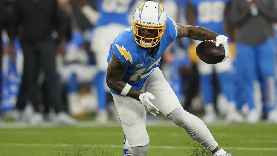 Keenan Allen en partido con Los Angeles Chargers en la NFL | AP