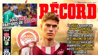 Portada RÉCORD 18 de agosto de 2026