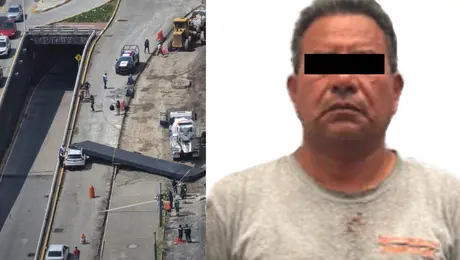 Detienen a Carlos "N", conductor de revolvedora por muerte de mujer en Interlomas