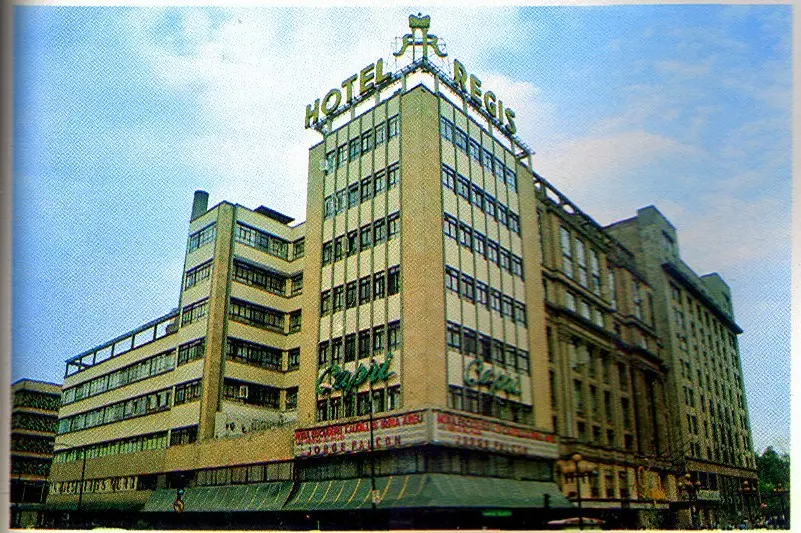 El Hotel Regis fue uno de los inmuebles que desaparecieron tras el terremoto de 1985./especial