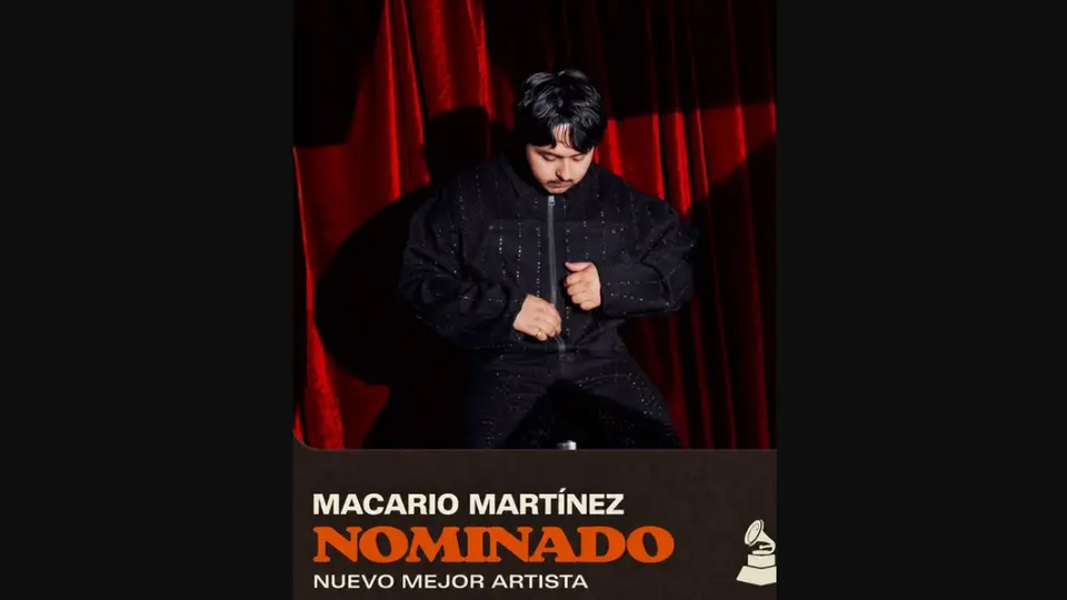 El músico mexicano competirá por el premio a Mejor Nuevo Artista en la edición 2026. / @macariomartinez_