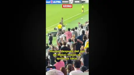 Así fue la reacción de Joel Huiqui tras gol de Messi