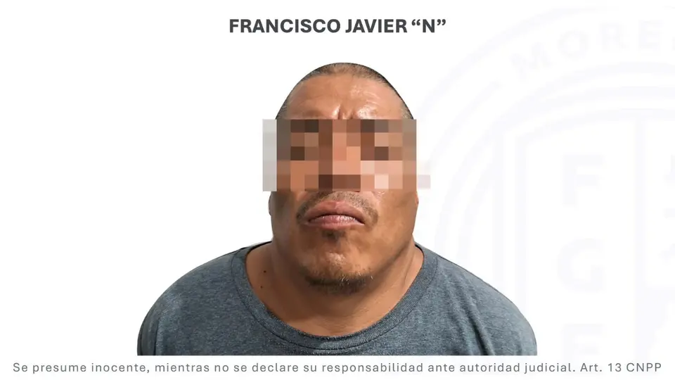 Francisco Javier “N” quedó a disposición de las autoridades tras su captura en Cuautla, Morelos. / X