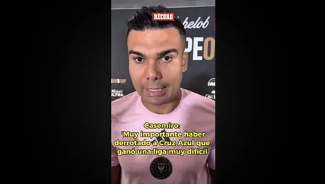 Casemiro tras vencer a Cruz Azul: "Importante ganarle a un equipo muy difícil"