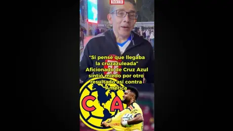Aficionado del Cruz Azul ya sentía cerca la "Cruzazuleada"
