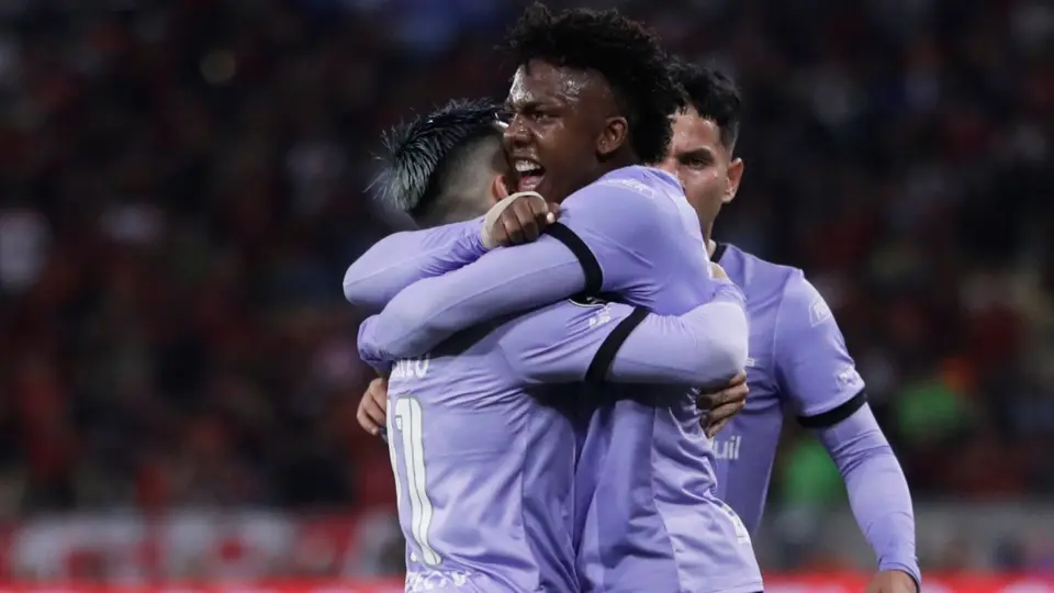 Jugadores de Independiente del Valle en celebración ante Flamengo | AP