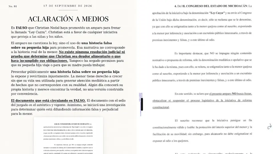 El equipo legal de Nodal desmintió las acusaciones contra su cliente / Especial