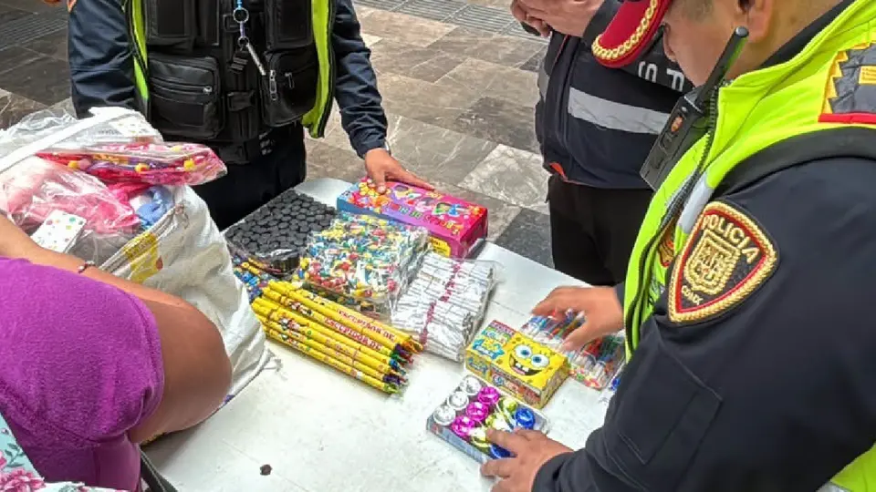 Metro CDMX: Esta es la cantidad de pirotecnia decomisada durante Fiestas Patrias 2026