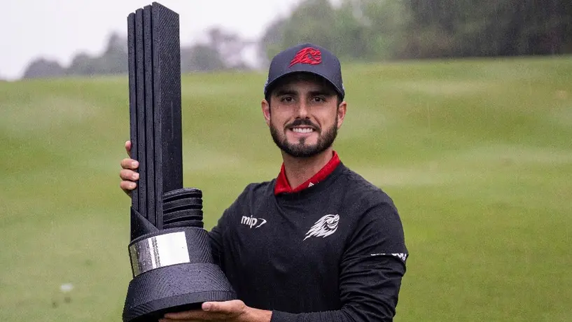 Abraham Ancer, golfista mexicano, se llevó la primera edición del torneo LIV Golf en Hong Kong
