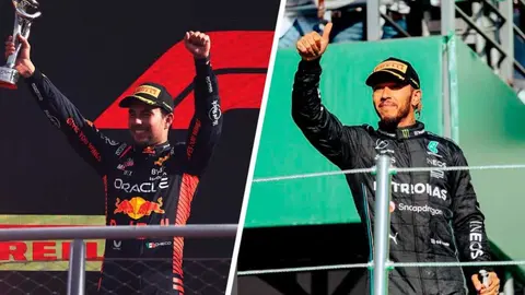 Checo Pérez asegura que será 'interesante' ver a Hamilton en Ferrari