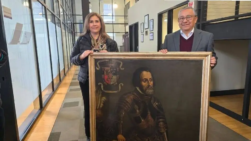 Descendiente de Hernán Cortés han decidido donar una valiosa pintura del conquistador a México
