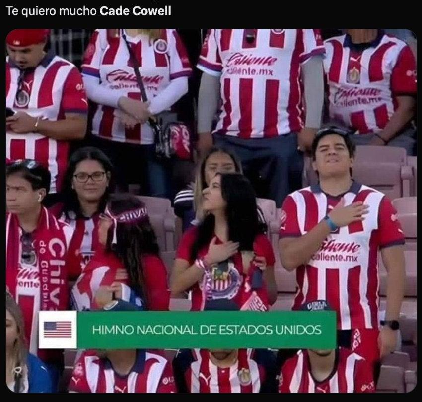 Cade Cowell protagoniza los memes por su doblete en la victoria de Chivas vs Forge