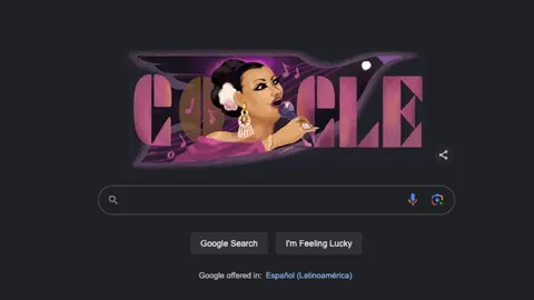 Google rinde homenaje a Lola Beltrán por su cumpleaños