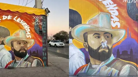 Carín León: Vandalizan su mural tras declaración de meterse un ‘pericazo’