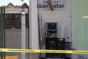 En Hidalgo, hacen estallar cajero del Banco Bienestar