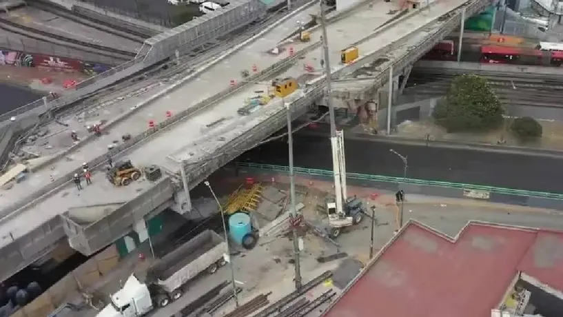 Eje 1 Norte estará cerrado debido a obras en la Línea 9 del Metro. Aquí te proporcionamos la fecha y horario.