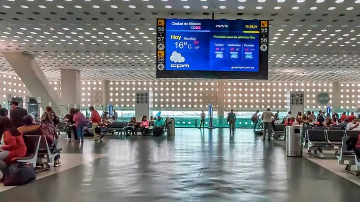 Muere pasajero en el Aeropuerto de la Ciudad de México