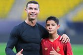 ¡De tal palo, tal astilla! Cristiano Ronaldo posa con su hijo y presumen impresionante físico
