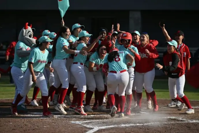 Diablos logró importante victoria ante Olmecas en la Liga Mexicana de Softbol