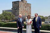 Reyes de Suecia visitan la UNAM y firman convenio entre universidades