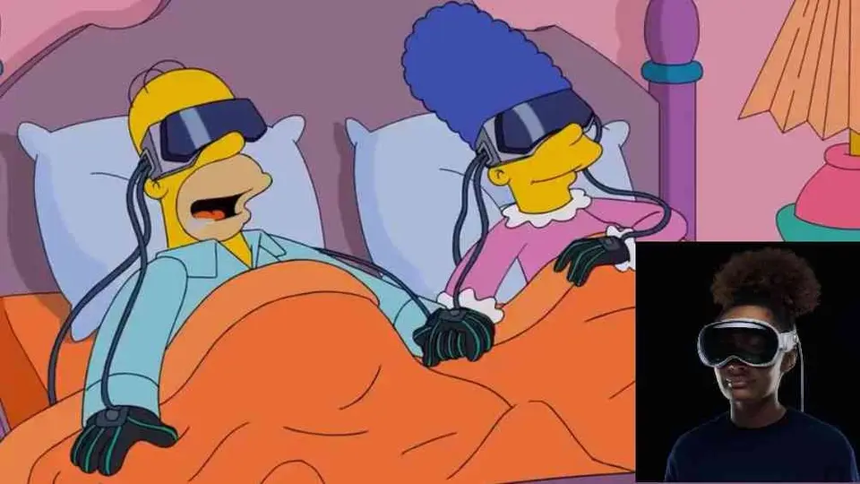 ¿Los Simpson predijeron los lentes Apple Vision Pro?