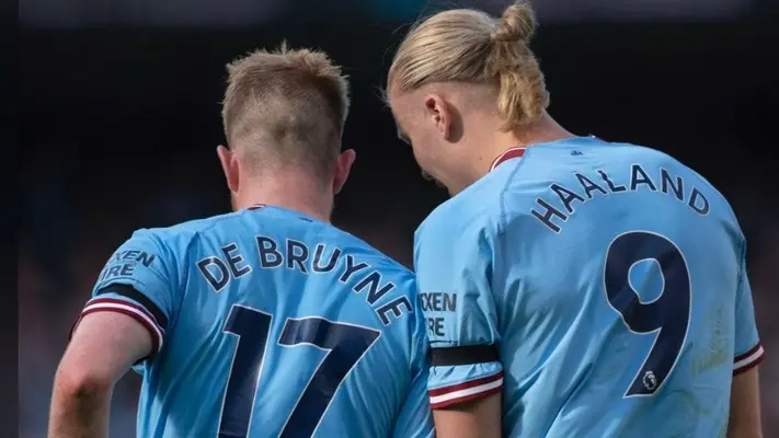 Manchester City: Halaand y De Bruyne comparten titularidad por primera vez luego de seis meses