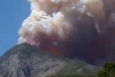 Se registró un fuerte incendio en la sierra de Zaragoza, Nuevo León