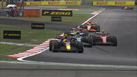 ¡Remontada a la mexicana! Checo Pérez finalizó tercero en la carrera sprint del GP de China