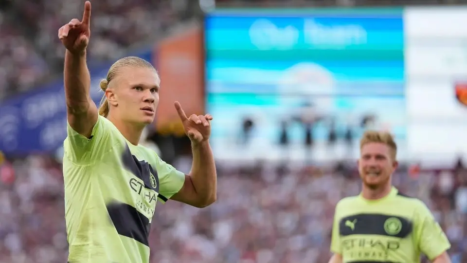 Manchester City: Inició con pie derecho y venció al West Ham con doblete de Haaland