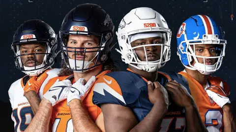 Broncos de Denver estrenan uniformes previo a la temporada 2024-2025