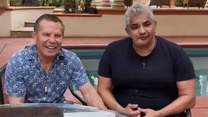 Shocker reaparece en proceso de rehabilitación junto a Julio César Chávez y manda mensaje