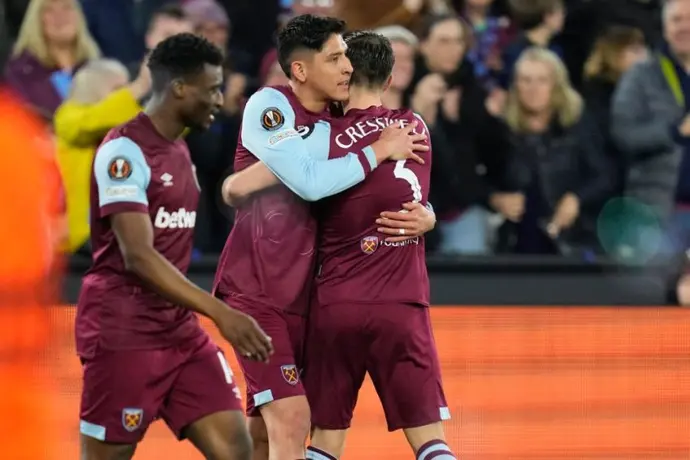 West Ham avanza a Cuartos de Final de Europa League, pero perderá a Edson Álvarez