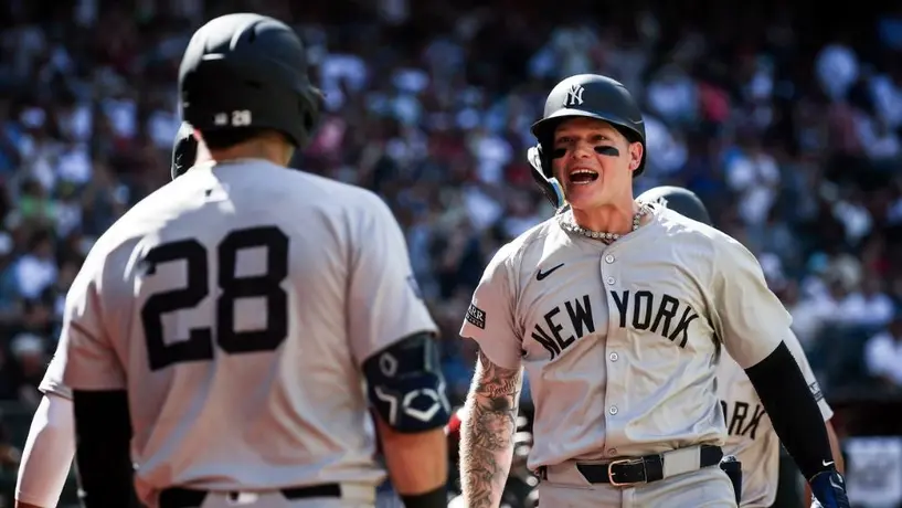 Alex Verdugo conectó su primer cuadrangular con los Yankees de Nueva York