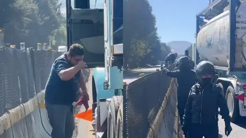 Denuncian que policías de la CDMX golpearon a transportista en Paro Nacional