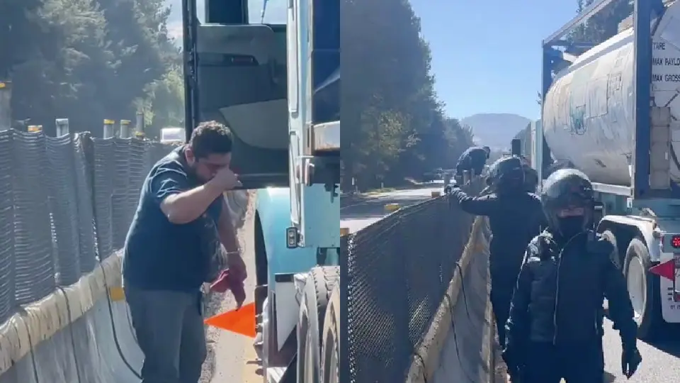 Denuncian que policías de la CDMX golpearon a transportista en Paro Nacional