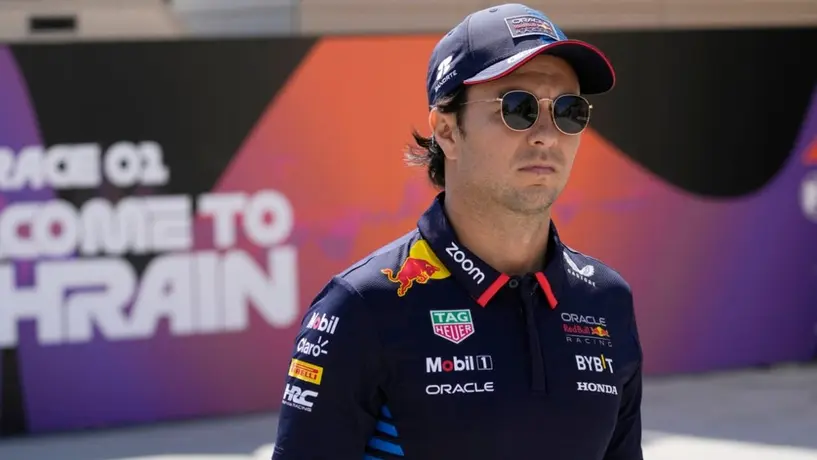 Checo Pérez tras finalizar 5to en la qualy del GP de Bahrein: "Sacrificamos la clasificación"