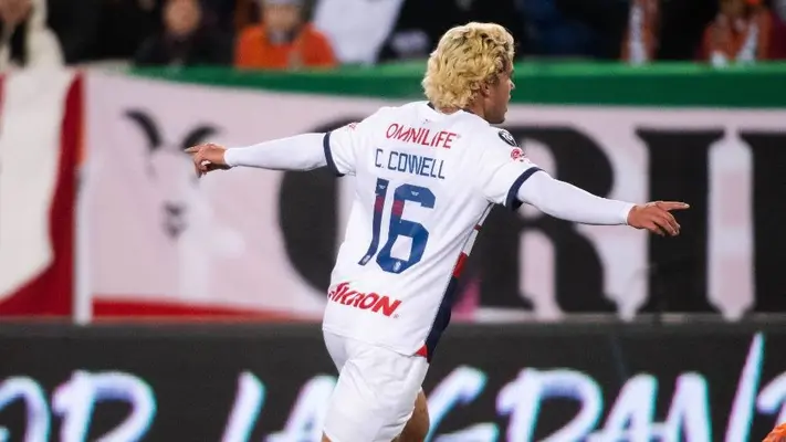 Cowell en 5 partidos con Chivas ya superó sus goles con San José en la temporada 2023