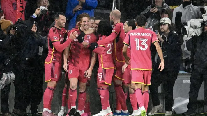 St. Louis City venció al Houston Dynamo en la Ida de la Concachampions
