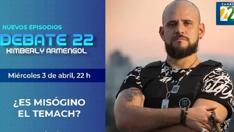 Cancelan programa del Canal 22 por tener como invitado a El Temach