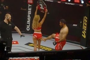 Peleador iraní de MMA es suspendido de por vida tras patear edecán del combate