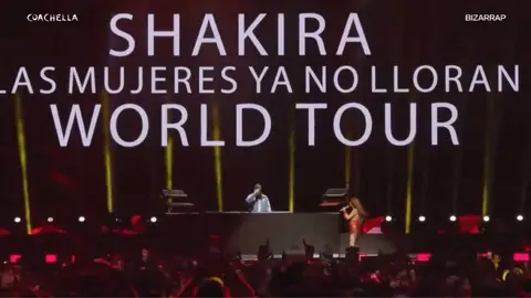 Shakira usa show de Bizarrap en Coachella para anunciar gira internacional
