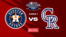 Houston Astros vs Colorado Rockies EN VIVO MLB Mexico City Series
