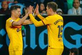 Barcelona se impone 2-1 al Celta de Vigo con gol de último momento de Lewandowski