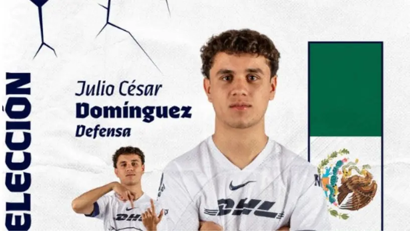 Pumas: Hijo de Julio César 'Cata' Domínguez, es llamado a la Selección Sub-17